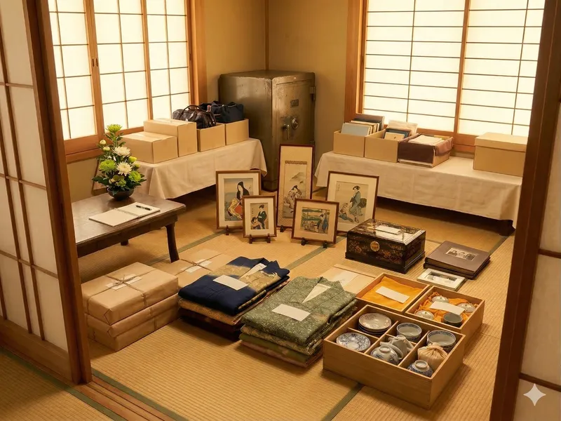 遺品整理で査定される品物のイメージ